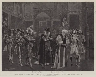 Scene from Gilbert and Sullivan